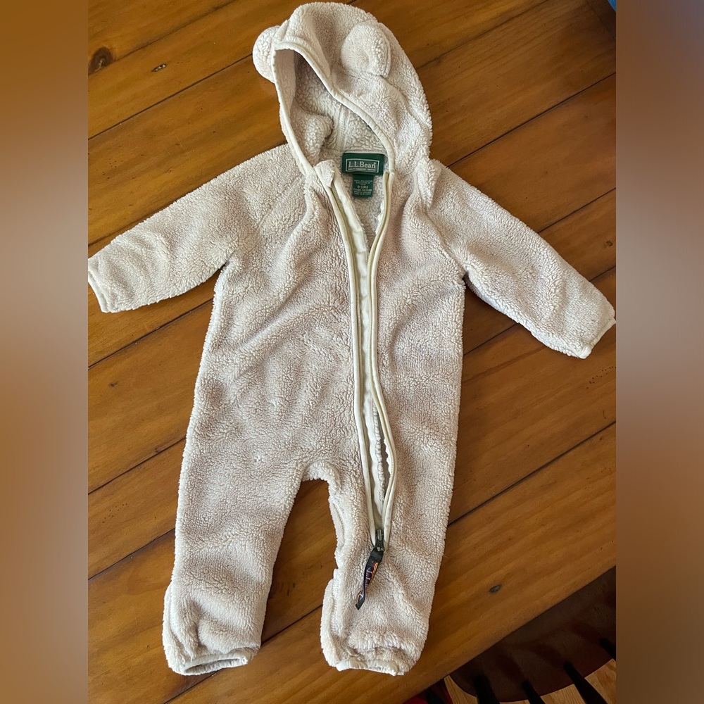 L.L Bean Hi-pile Fleece Bunting (0-3m)